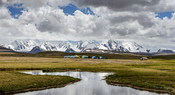 Glamping beneath the Kokshaal-Too Mountains