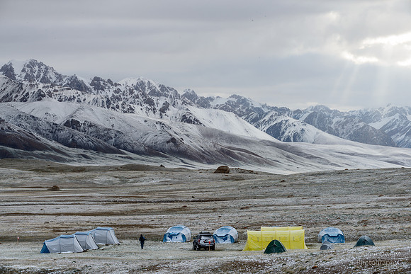 Cold Morning in Camp