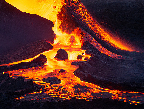 Geldingadalir Volcano Lava Flow