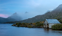 Boathouse at Dawn, Cradle Mountain NP