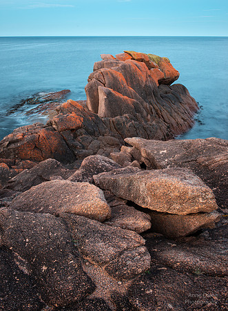 Last light, Freycinet NP